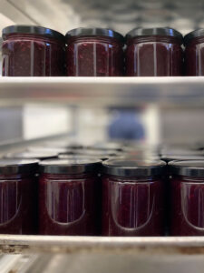 Clif Family Blueberry Preserves in Production