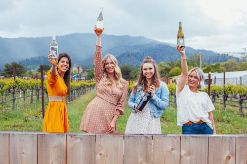 Girls with Wine Vineyard